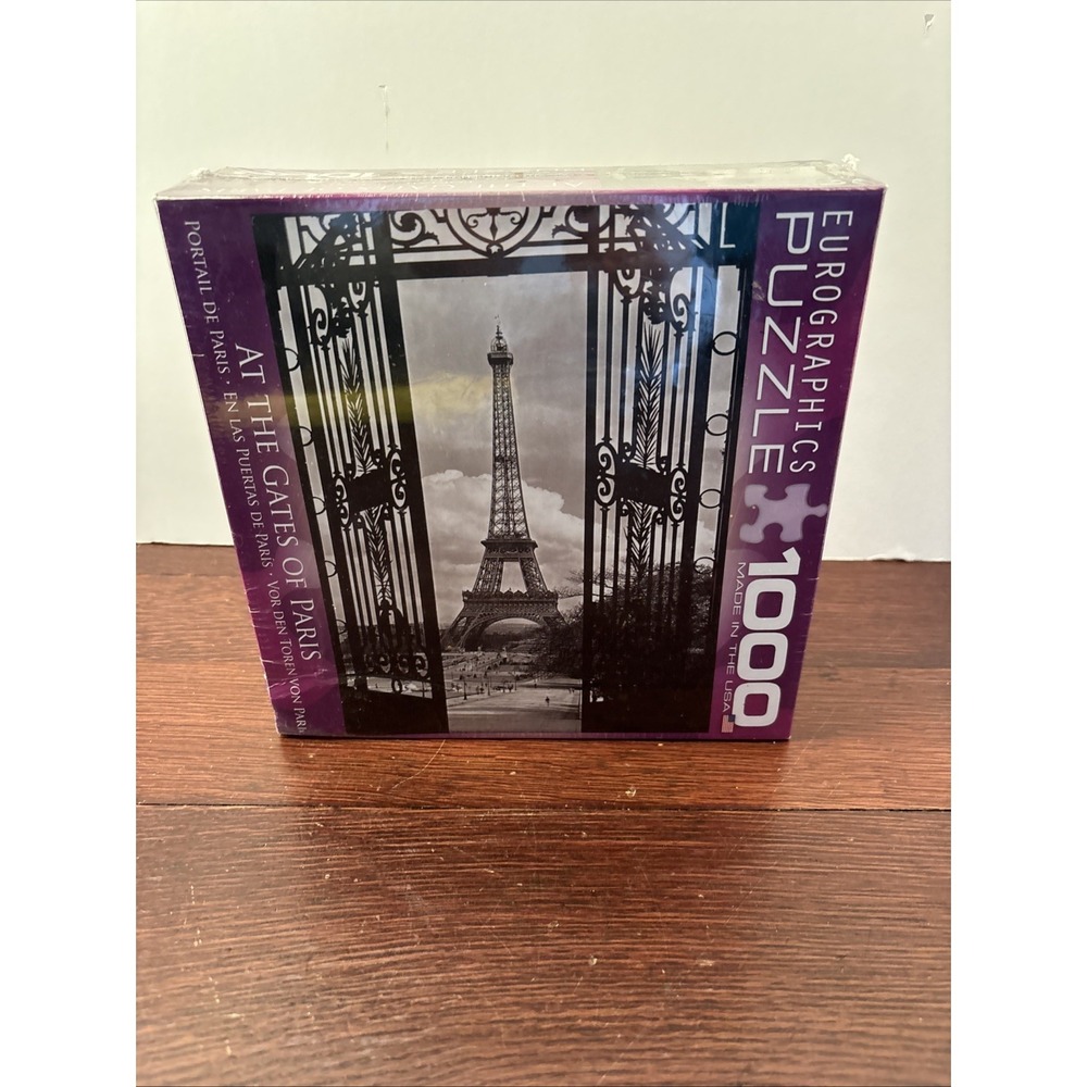 Eurographics Jigsaw Puzzle Eiffel Tower At The Gates of Paris NIB 1000 Piece USA